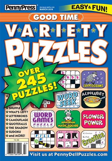 Best Price for Good Time Variety Puzzles Magazine Subscription